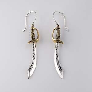 Christmas Gifts Under 200: Pirate Cutlass Earrings