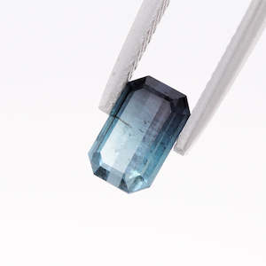 Blue Fade Bi-Colour Tourmaline Octagonal Step cut 1.67 carat