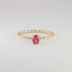 Hot Pink Spinel Tiny Treasure Ring
