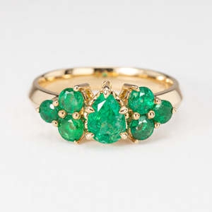 Products: Emerald Bouquet Ring