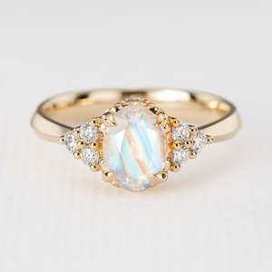 Moonlit Diadem Ring in Moonstone