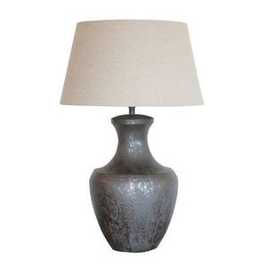 Lighting: lamp bombay urn aged pewter