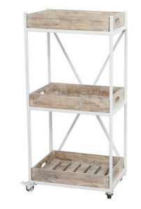 trolley white kitchen