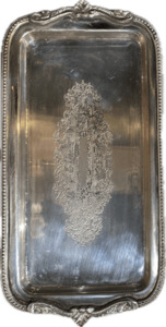 Decorative Homeware: silver tray