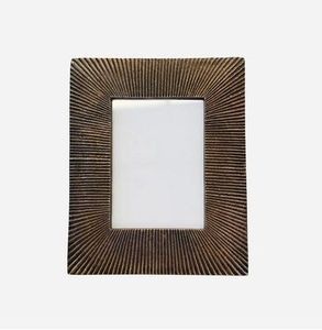 photo frame etched antique brass