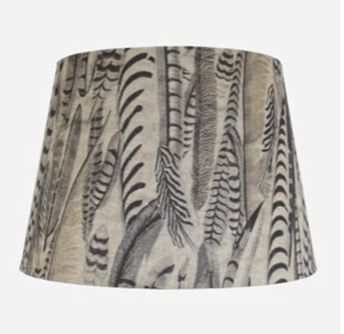 lampshade feathered drum