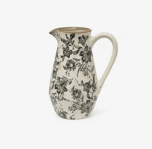 floral jug tall