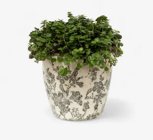 Pots & Vases: floral pot lg