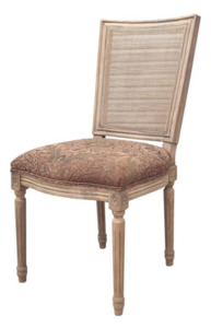 dining chair marcel antique oak/rattan