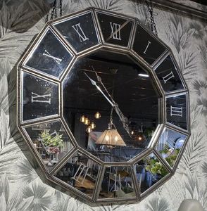 clock mirrored roman numerals