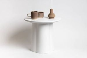 side table strato white 45