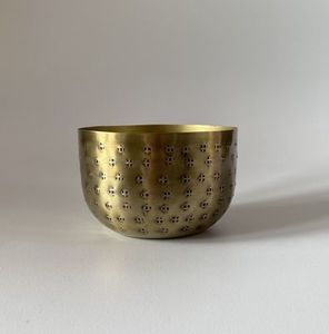 bowl metal antique brass