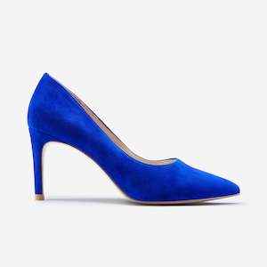 Nemesis 1: Nemesis 78mm Heel | Cobalt Blue Suede