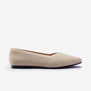 Essentials: Florence Ballet Flat | Nude Non-Leather