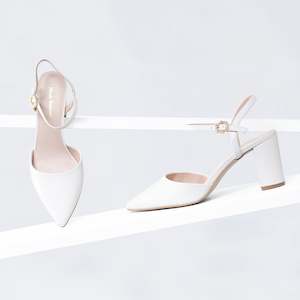 Bridal Collection: Alesha Heel | Cream leather