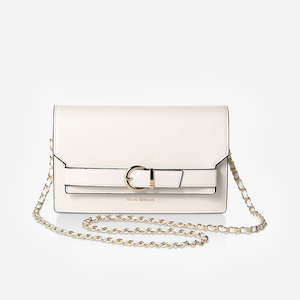 Bridal Collection: Capri Crossbody Bag | Cream leather