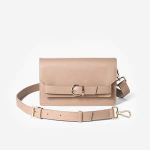 Bridal Collection: Capri Crossbody Bag | Nude leather