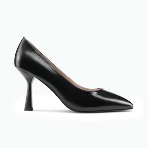 All New: Lisbon Heel | Black oiled leather