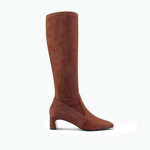 Dakota Ltd Ed Knee High Boot | Chestnut suede