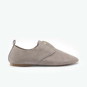 Xeno Flat | Taupe Suede