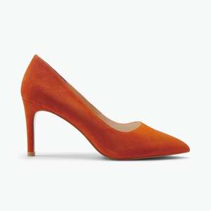 Nemesis 78mm Heel | Tangerine Suede