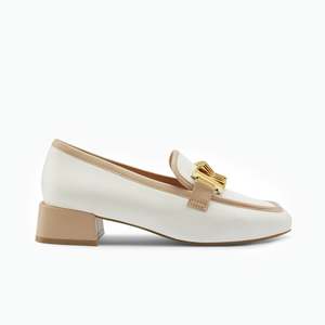 Brooks Loafer | Cream/Nude Leather