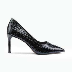 Heels: Nemesis 78mm Heel Black Emboss