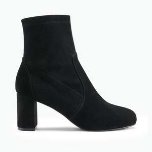 Heels: Naomi Ankle Boot Black suede