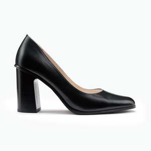 Cassie Heel Black Leather