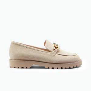 Dominica Loafer Nude Suede