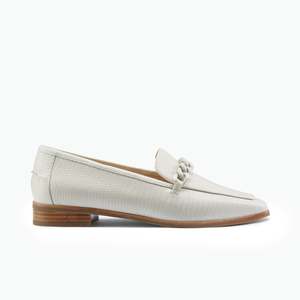 All Shoes: Kendal Loafer Ivory Reptile