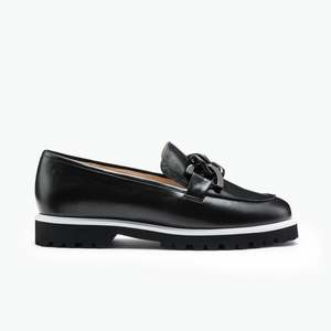 All Shoes: Diago Loafer Black/White Leather