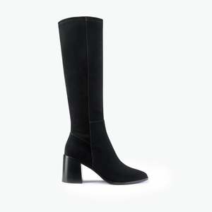 Havana Knee High Boot Black Suede