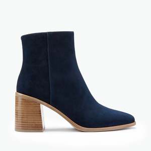 Hali Ankle Boot Navy Suede