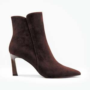 All Shoes: Mila Ankle Boot Chocolate Suede