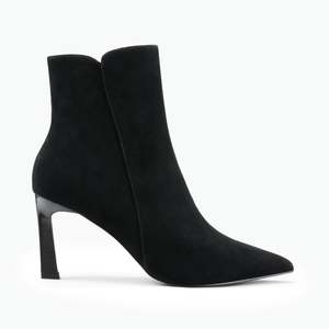 All Shoes: Mila Ankle Boot Black Suede