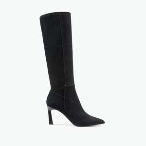 All Shoes: Margot Knee High Boot Black Suede