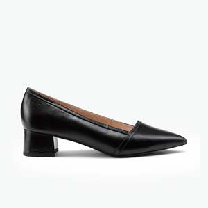 Heels: Georgia Heel Black Leather