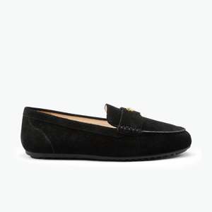 Mules Slides: Nico Moccasin Black Suede