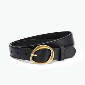 Accessories: Maple Belt Black Leather