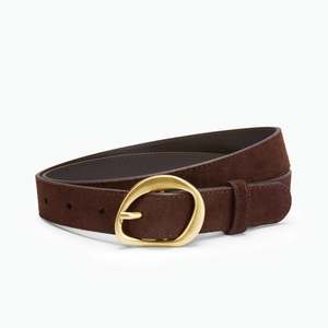 Maple Belt Chocolate Suede