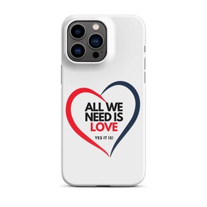 Products: All We Need Is Love-Snap case for iPhone® - Nicole Wijngaarden Coaching