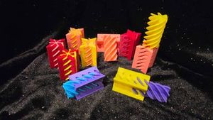Four-Point Star Spiral Fidget