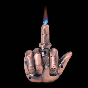 Novelty Gifts: Jet Torch Unusual Middle Finger Lighter Sound