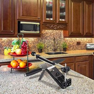Home: Knife Sharpener - Fix Angle Sharpening System + 4 sharpening stones