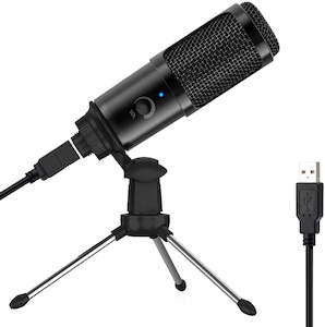 Audio: USB Condenser Microphone PC/Mac - with Tripod Stand