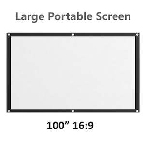 Tv Video: High Brightness 100 inch HD Projector Screen