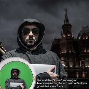 Tv Video: Round Green Screen Photography Backdrop