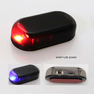 Solar Powered Items: Solar Power Fake Car Alarm Deterrent