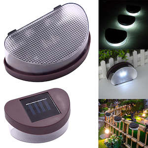 Solar Powered Items: Solar Step/Fence Light - Warm/Cool white